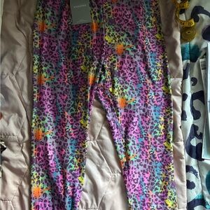 Colorful Leopard Print Leggings